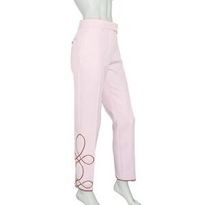 Calvin Klein 208W39NYC Western Embroidered Trousers Pink 2 SS19